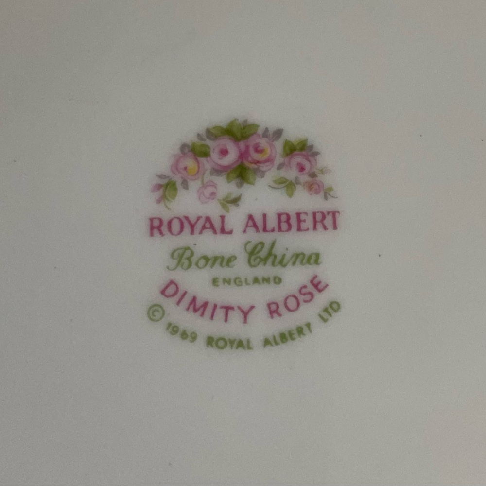Royal Albert Dimity Rose Floral Bone China